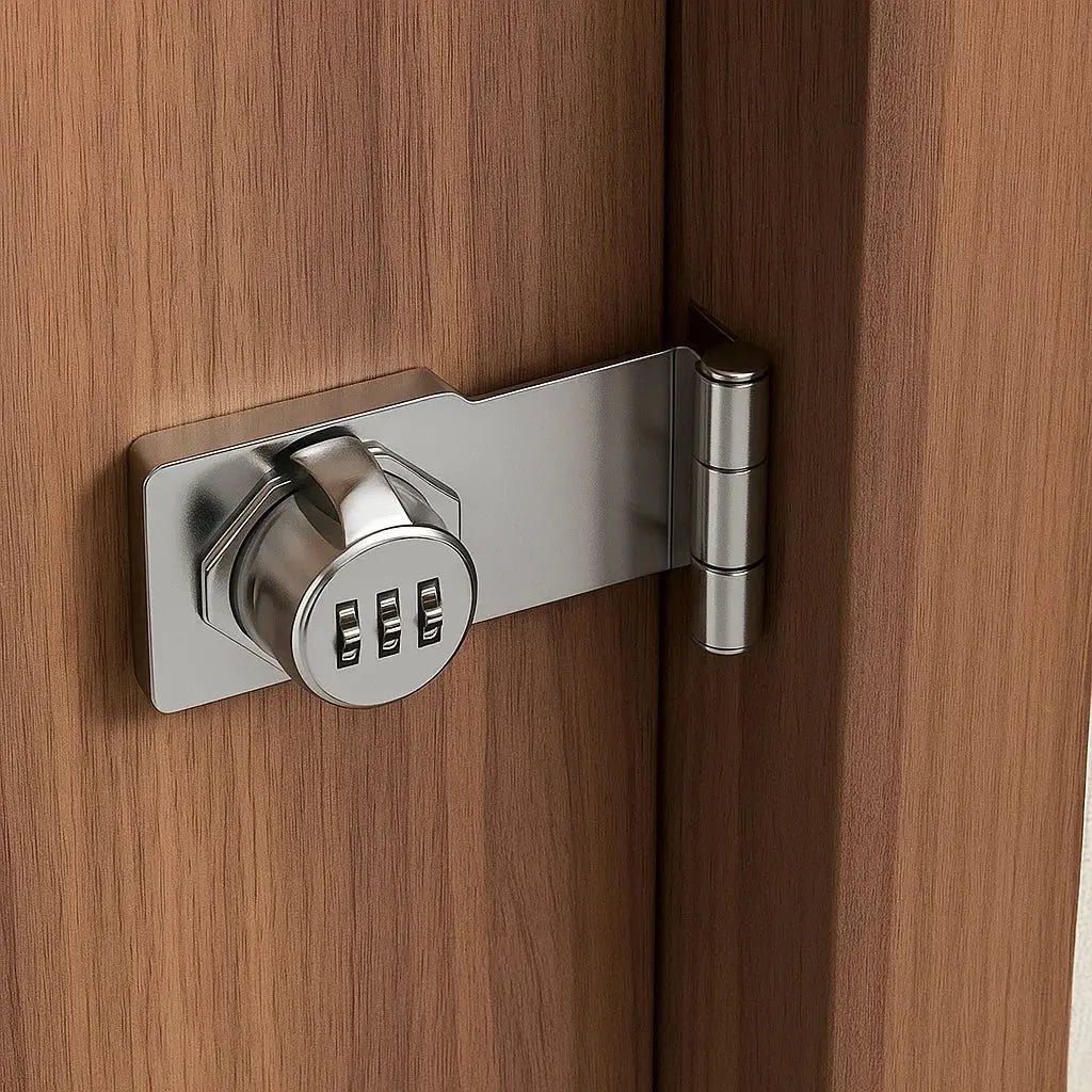 Zinc Alloy Keyless Combination Lock for Cabinets and Doors, 1,000+ Codes
