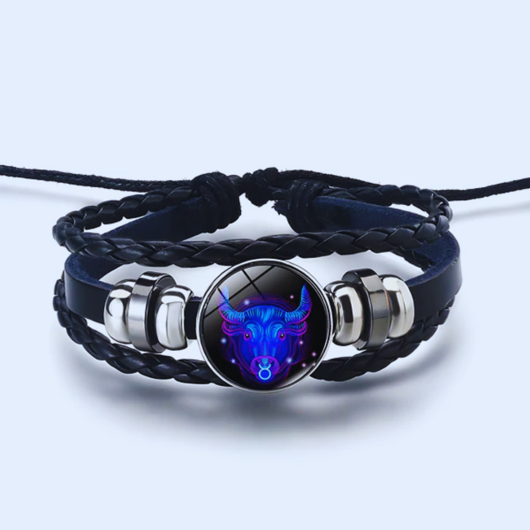 Zodiac Sign Bracelet, 16cm with 5cm Adjustable Chain