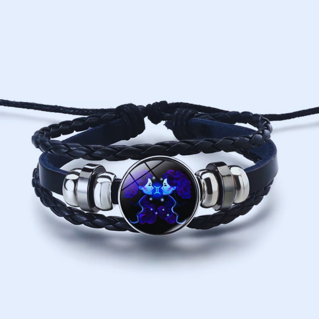 Zodiac Sign Bracelet, 16cm with 5cm Adjustable Chain