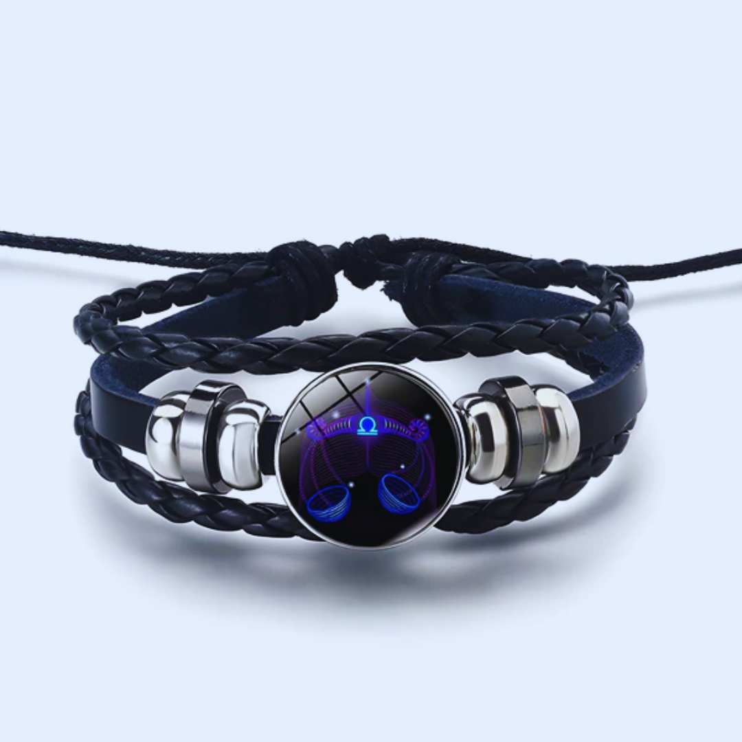 Zodiac Sign Bracelet, 16cm with 5cm Adjustable Chain