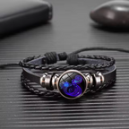 Zodiac Sign Bracelet, 16cm with 5cm Adjustable Chain