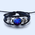 Zodiac Sign Bracelet, 16cm with 5cm Adjustable Chain